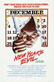 The original poster for "New Year's Evil" (1980)