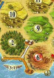 Image: Detail from Settlers of Catan