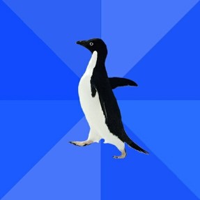 Image: Socially Awkward Penguin