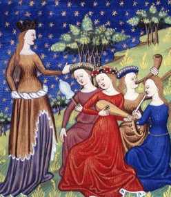 Image: Medieval women troubadours
