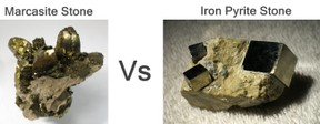 Marcasite Stone vs Iron Pyrite