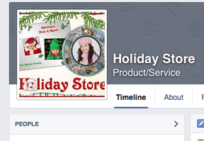 holiday store at Facebook