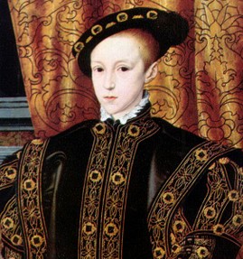 Edward VI died just five years into his reign, and the crown would have passed onto his half-brother