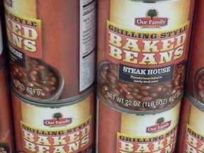 Our Family Baked Beans on the Shelf