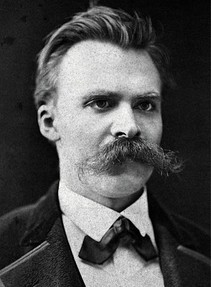 Nietzsche could do with some mustache trimming