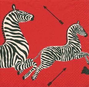 red zebra party supplies