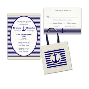navy anchor cruise wedding