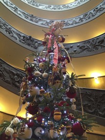 Christmas tree Vatican museum