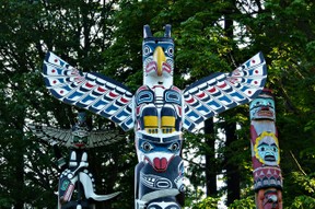 Totem Pole at Stanley Park, Vancouver