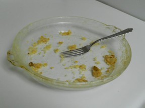 Empty Pie Plate