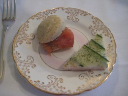 A Designer Cucumber Sandwich