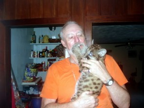 In Belize with a Mountain Lion Cub a couple of years ago,