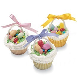 Easter Basket Cupcakes