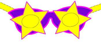 Funny Paper Mask - Groovy Goggles Printables