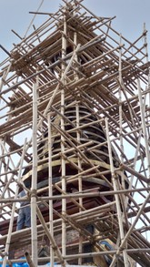 Stupa Under Construction