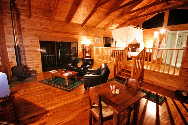 Lovely timber cabins with modern amenities.