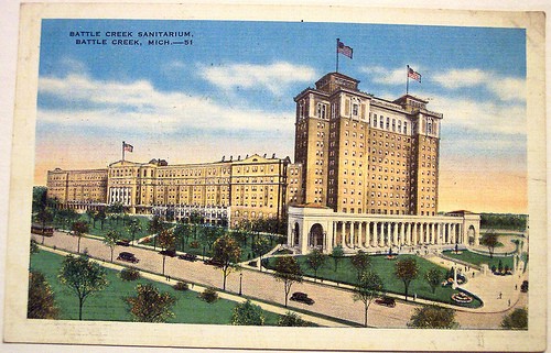 postcard for Battle Creek Sanitorium