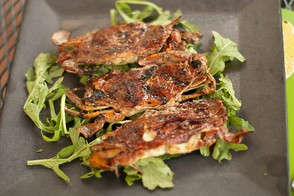 Grilled soft shell crab
