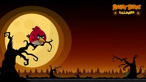 Angry Birds Halloween Wallpaper
