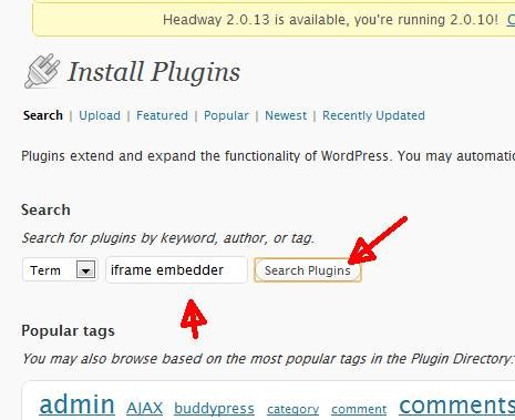 search for plugin