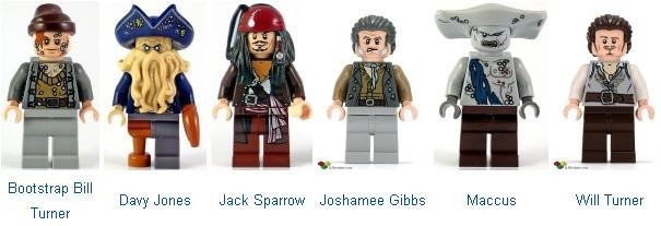 lego pirates of caribbean characters