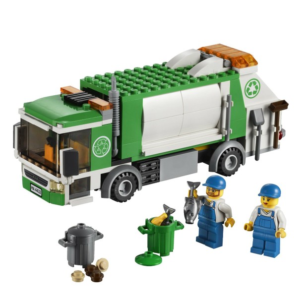 lego city garbage truck images