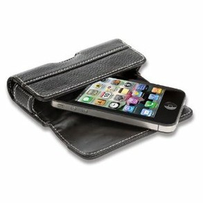 Flip leather case for i4S