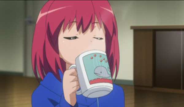 Desktop Wallpaper Cute Anime Girl Drinking Coffee Anime Hd Image  Picture Background S4bgim