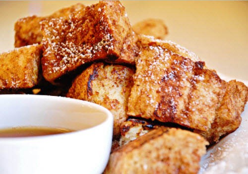 Baked French Toast with Maple Syrup