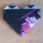 Origami Heart Step 11