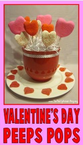 valentines day peep pops