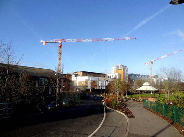 A Construction Crane in Newbury, Berkshire, using the 24mm lens.