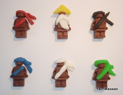 Chocolate Lego Ninjas