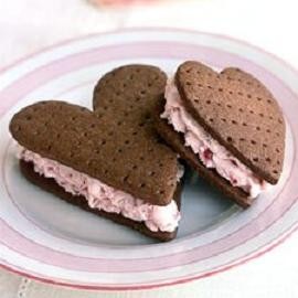 Sandwich Heart Cookies