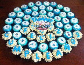 Smurfs cupcakes