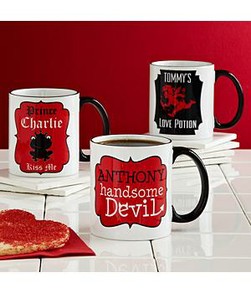 Personalized Valentine Mugs