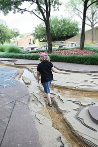My Daughter Walking in the Mississippi River Model