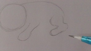 Sketch A Cartoon Cat