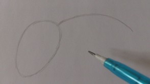 Draw A Basic Head And Curved Line