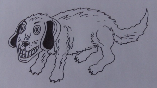How To Draw A Cartoon Dog