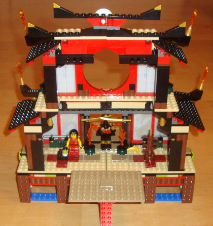 lego ninjago fire temple set