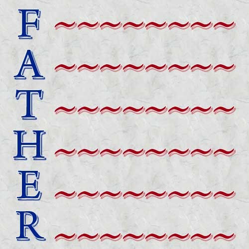 Father s Day Acrostic Poems