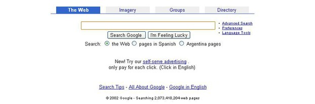 Google Argentina 2002/05/24