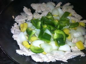Add green pepper