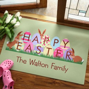 Personalized Easter Doormat