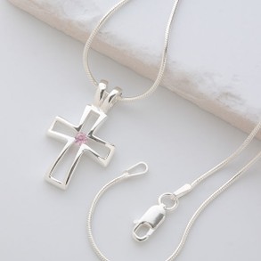 Sterling Silver Children’s Cross Necklace