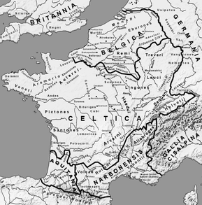 Map of Gaul
