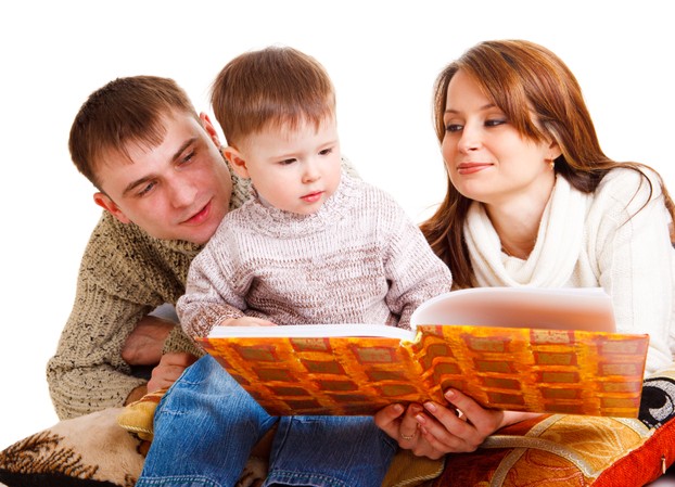 Parents Reading to Kids