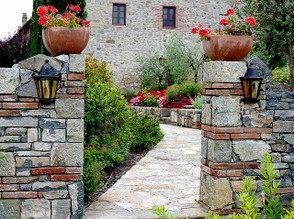 A Tuscan Garden Path
