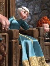 Merida's Blue Dress in the Movie